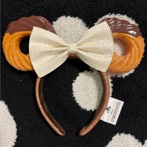 Disney Churro Ears Headband with Bow
